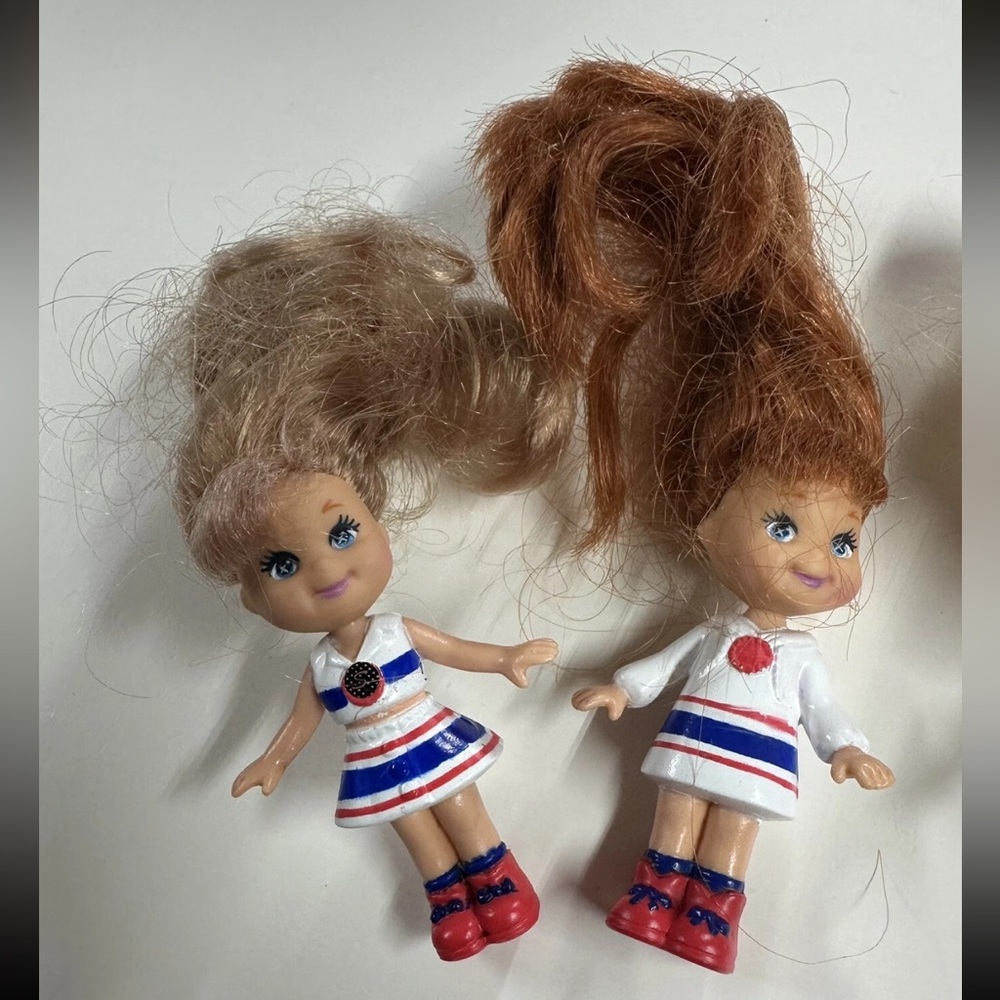 3 Matching Sets Of 1995 Mattel #69073 Lil Secrets Twosies Dolls! *Dolls Only* - Picture 4 of 10